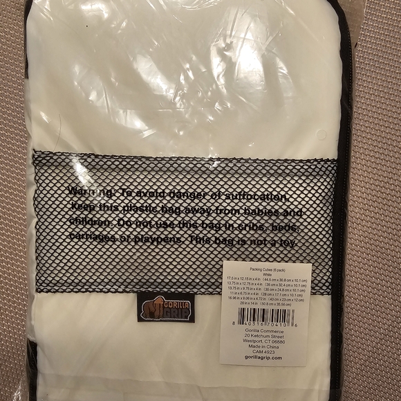 6-Piece Off White Garment Bag Set - Picture 7 of 7